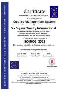 1003 qms six sigma quality international