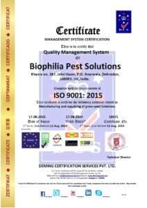 10071 dcs biophilia pest solution iso 9001 cert