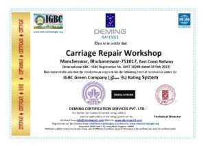 10088 dcs green company rating of crw mancheswar bhubaneswar