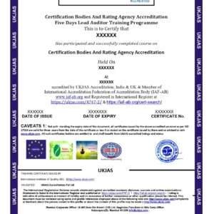 certification bodies and rating agency accreditation