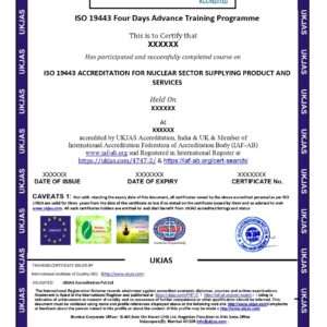 iso 19443 accreditation for nuclear sector supplying product and services
