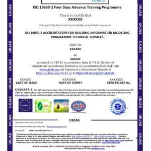 iso 19650 2 accreditation for building information modeling programme technical services
