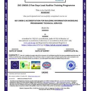 iso 19650 2 accreditation for building information modeling programme technical services