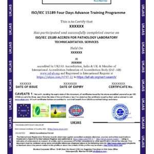 iso/iec 15189 accren for pathology laboratory technicaditatiol services