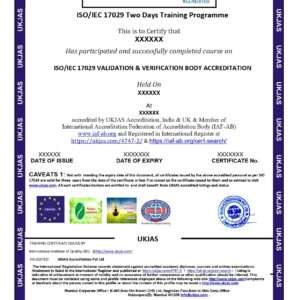 iso/iec 17029 validation & verification body accreditation