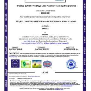 iso/iec 17029 validation & verification body accreditation