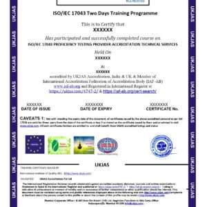 iso/iec 17043 proficiency testing provider accreditation technical services