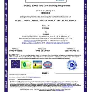 iso/iec 17065 accreditation for product certification body