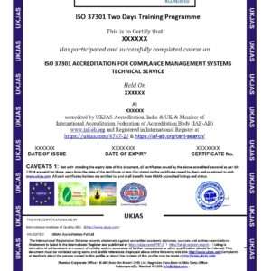 iso 37301 accreditation for complance management systems technical service