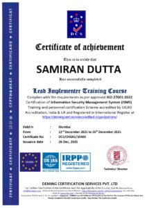 10403 dcs samiran dutta maharashtra iso 27001 lead implementor page 0001 (2)