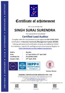 10436 dcs suraj singh delhi iso 22301 lead auditor page 0001 (1)