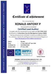 10440 dcs ronald antony p mumbai iso 27001 lead auditor page 0001 (1)